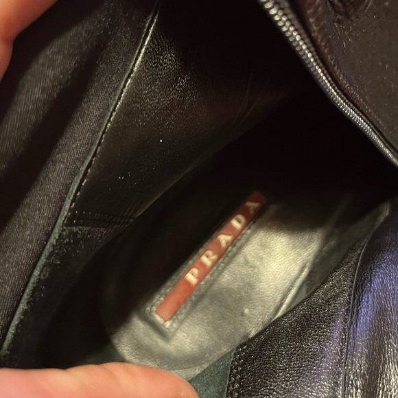 EUC PRADA Nappa Soft Leather Stretch Boots 10.5/40 1/2 - Picture 14 of 16